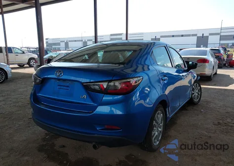 2017 Toyota Yaris Ia из США, поврежденный, VIN 3MYDLBYV1HY163280